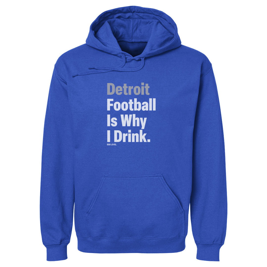 Detroit Football Men's Hoodie | 500 LEVEL