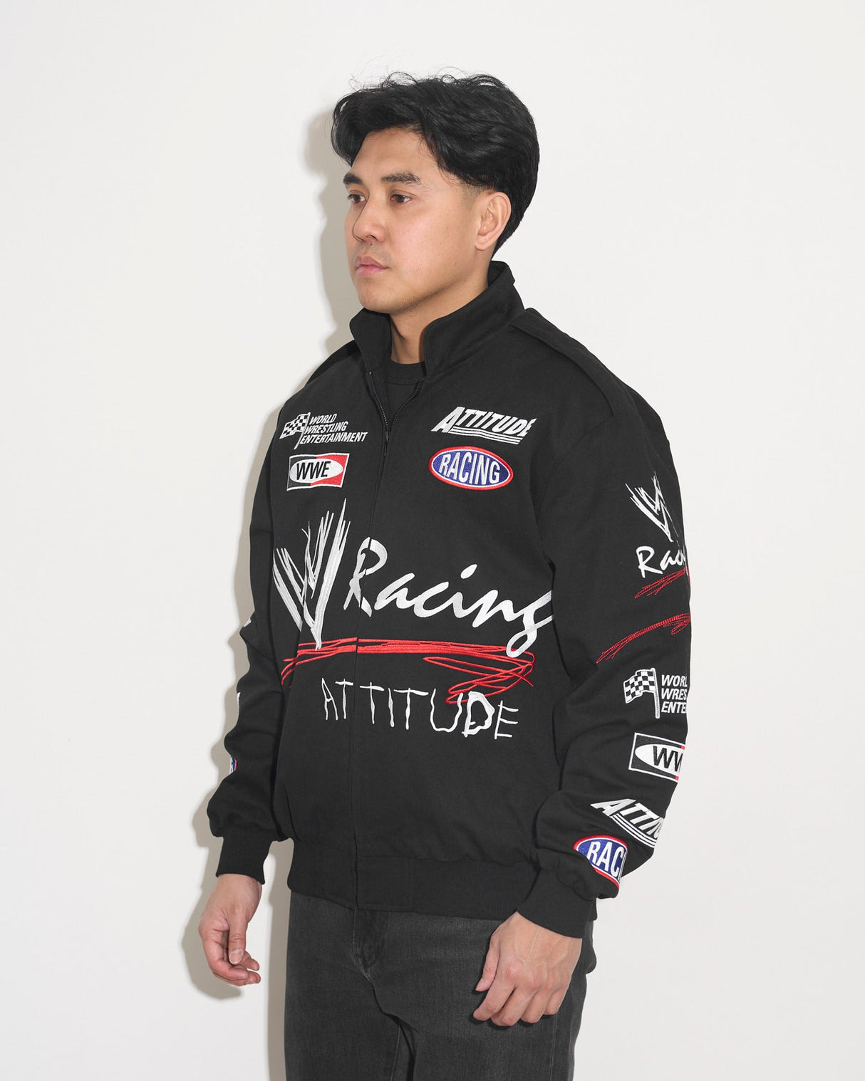 WWE Attitude Lightweight Racing Jacket