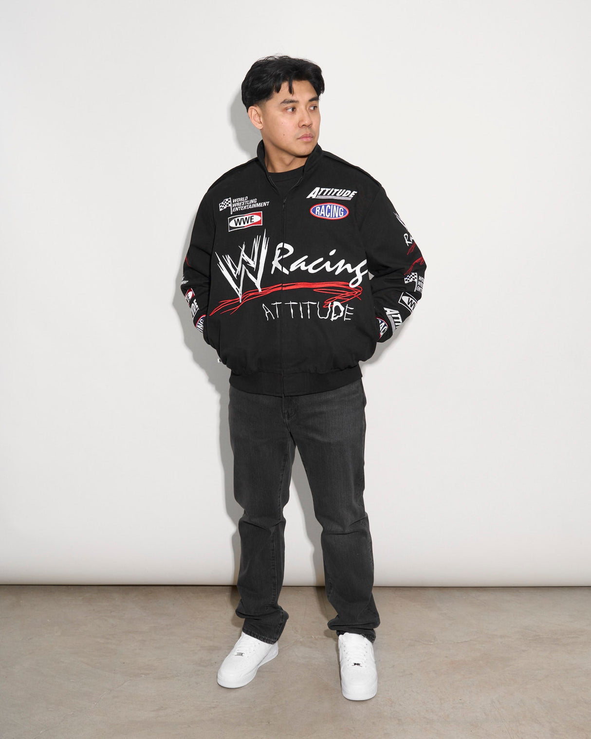 WWE Attitude Lightweight Racing Jacket