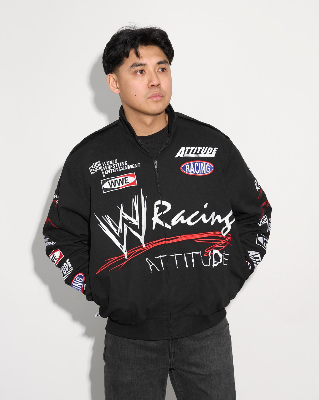 WWE Attitude Lightweight Racing Jacket