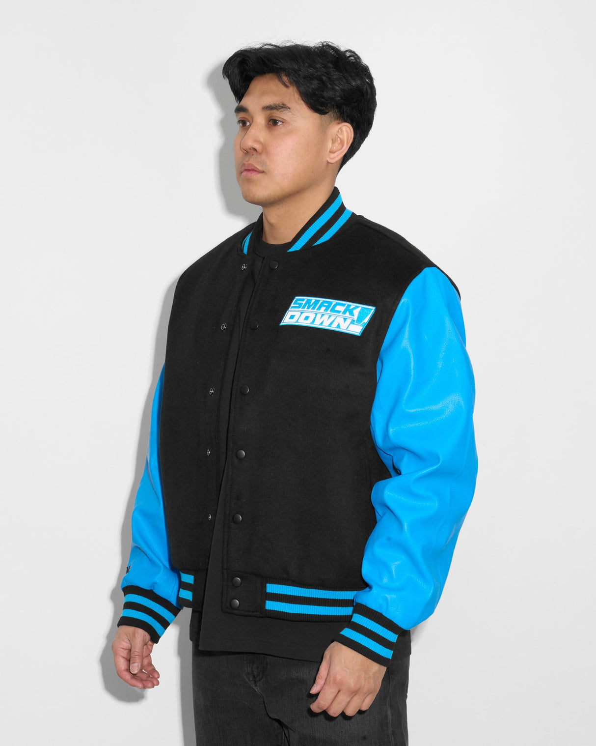 WWE SmackDown Fist Varsity Jacket