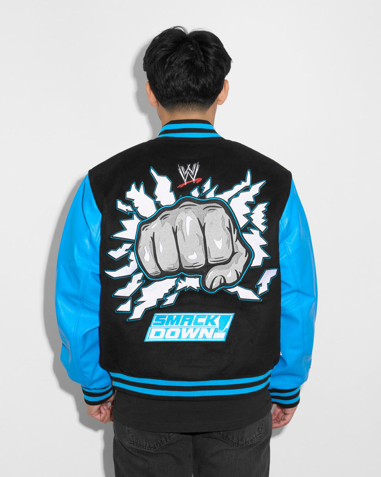 WWE SmackDown Fist Varsity Jacket