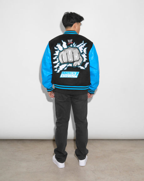 WWE SmackDown Fist Varsity Jacket