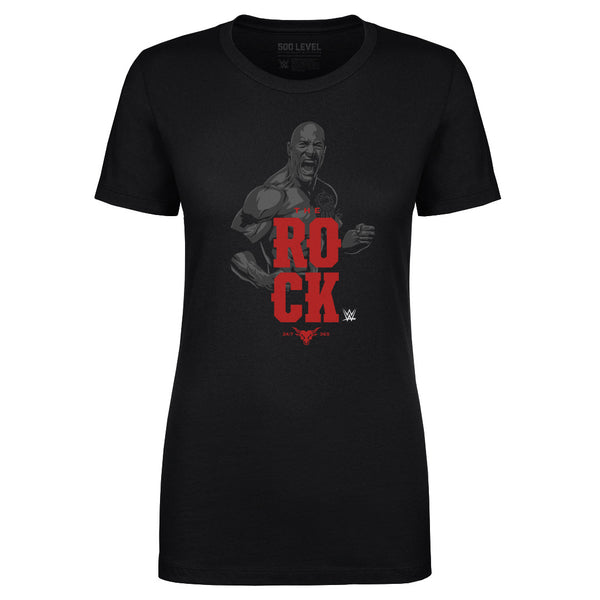 The Rock Women's Shirt | Legends WWE Women's T-Shirt | 500 Level - 500 ...