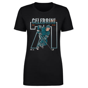 Macklin Celebrini Women's T-Shirt | 500 LEVEL