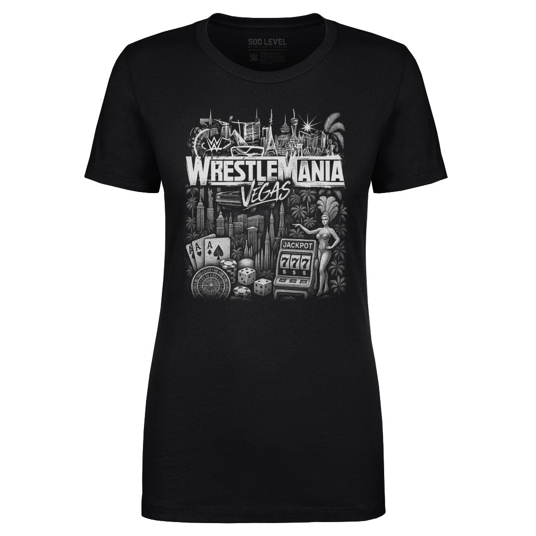 WrestleMania Women's T-Shirt | 500 LEVEL