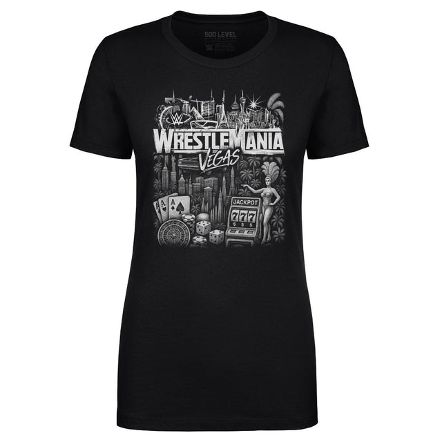 WrestleMania Women's T-Shirt | 500 LEVEL