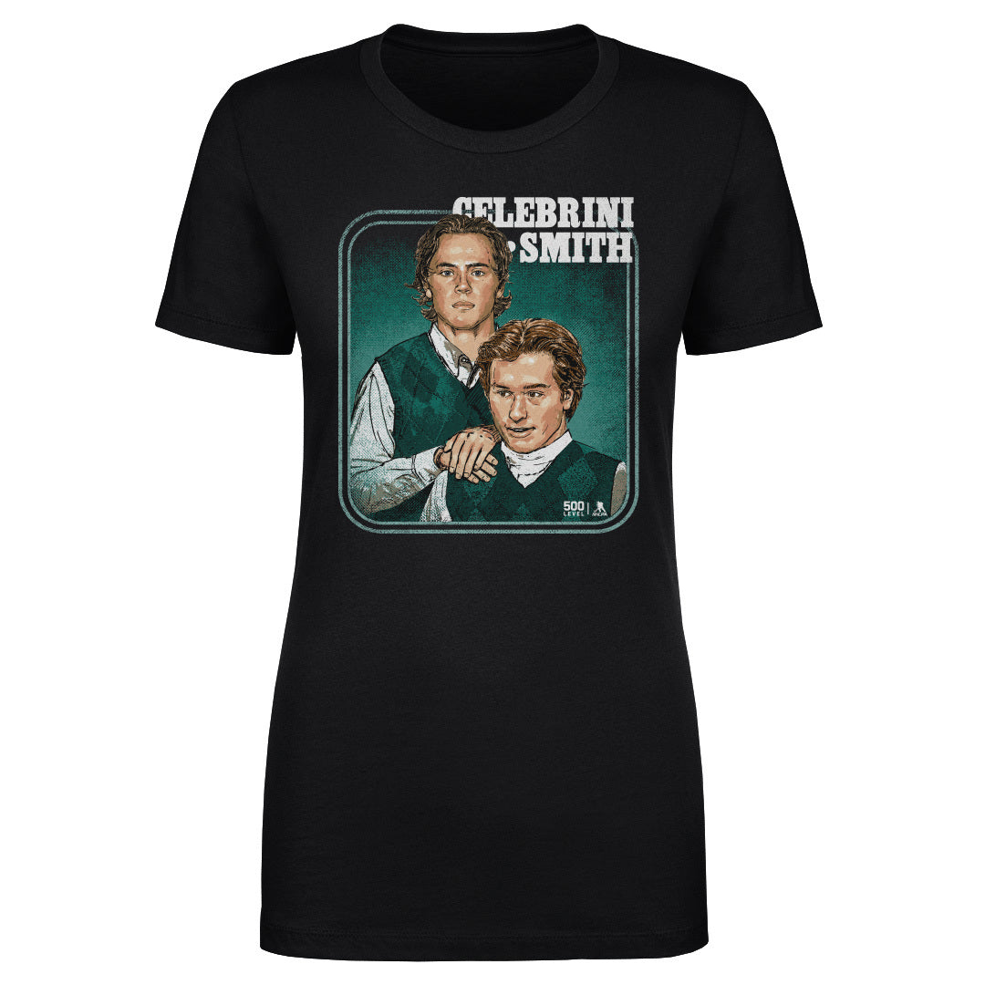 Macklin Celebrini Women's T-Shirt | 500 LEVEL