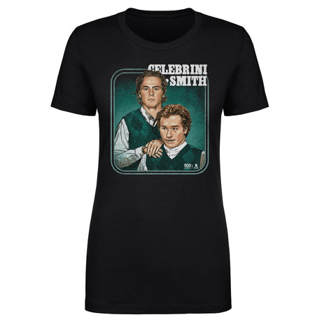 Macklin Celebrini Women's T-Shirt | 500 LEVEL