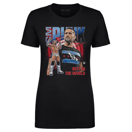 CM Punk Women's T-Shirt | 500 LEVEL