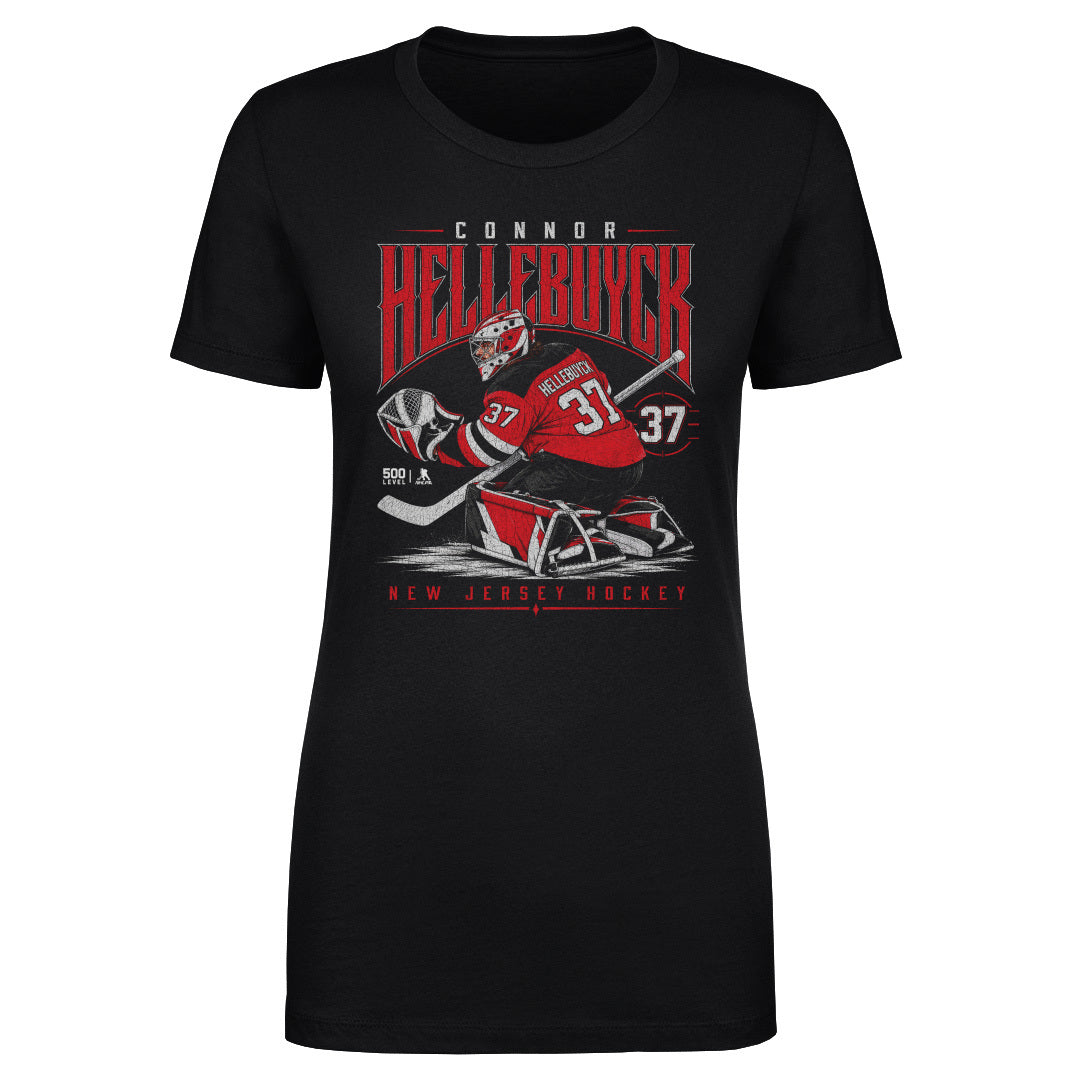 Connor Hellebuyck Women's T-Shirt | 500 LEVEL