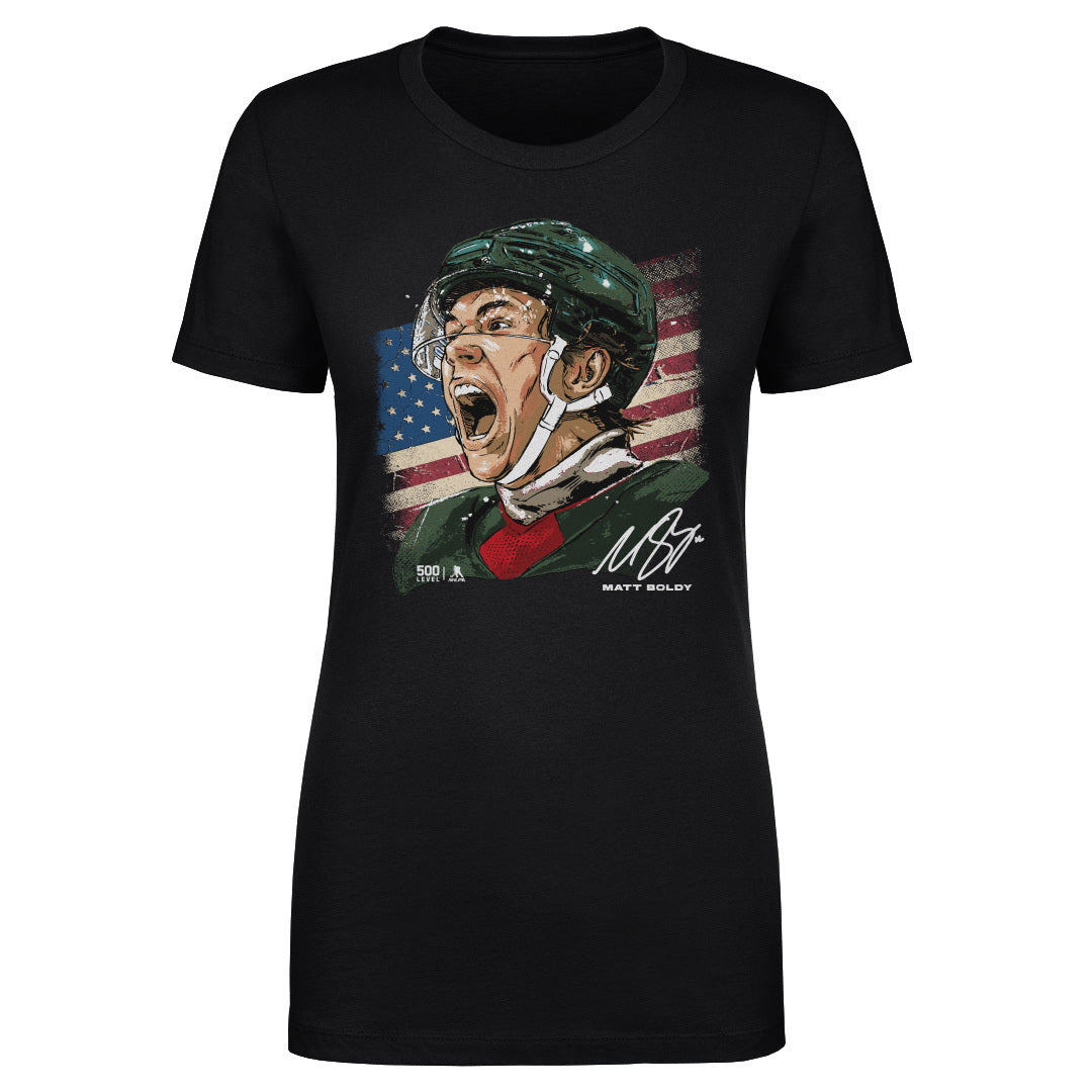 Matt Boldy Women's T-Shirt | 500 LEVEL