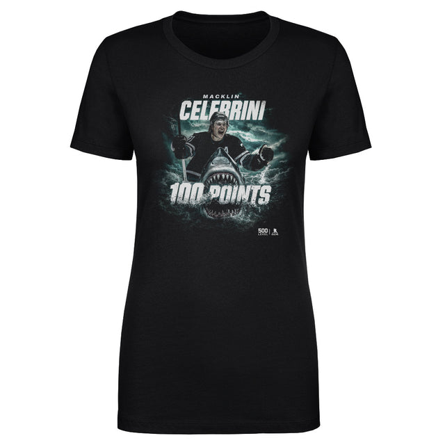 Macklin Celebrini Women's T-Shirt | 500 LEVEL