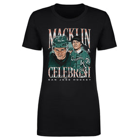 Macklin Celebrini Women's T-Shirt | 500 LEVEL