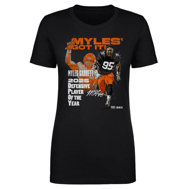 Myles Garrett Women's T-Shirt | 500 LEVEL