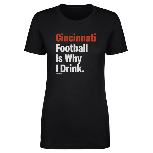 Cincinnati Football Women's T-Shirt | 500 LEVEL