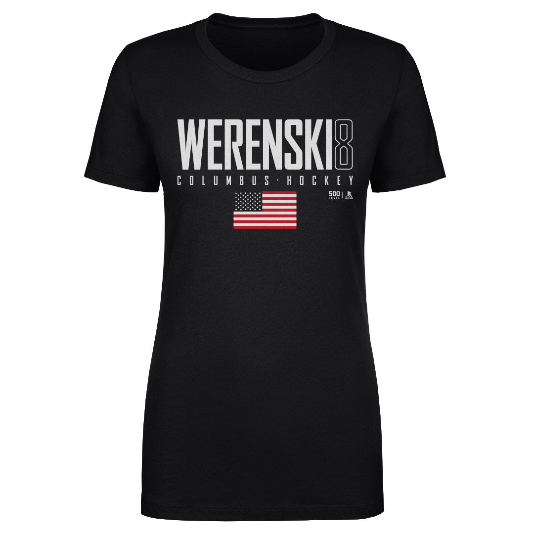 Zach Werenski Women's T-Shirt | 500 LEVEL