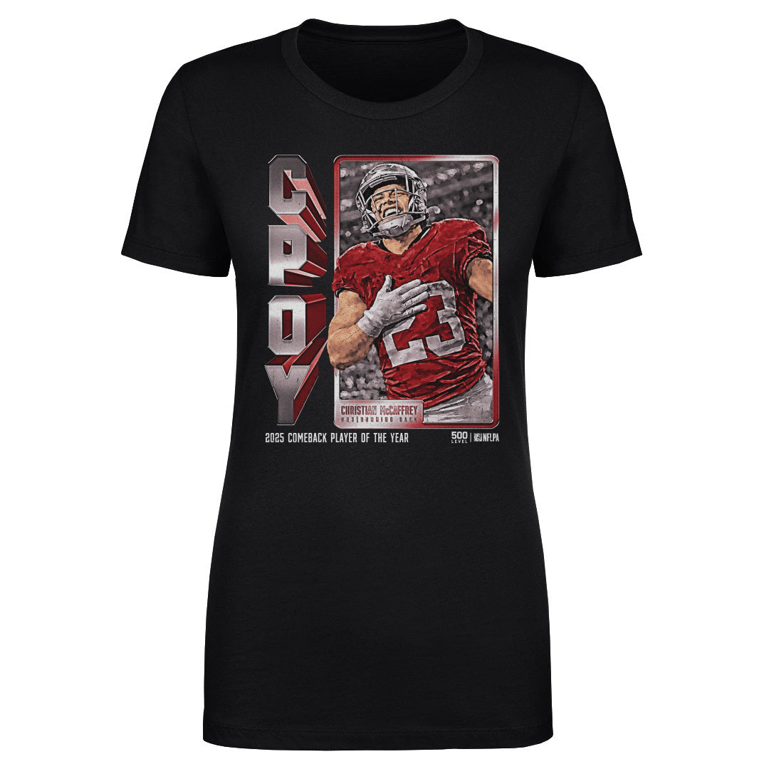 Christian McCaffrey Women's T-Shirt | 500 LEVEL
