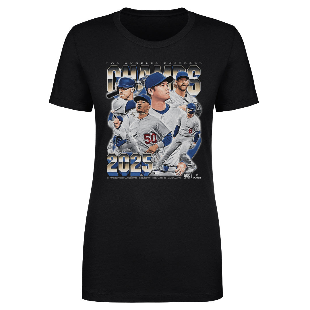 Los Angeles D Baseball Women's T-Shirt | 500 LEVEL