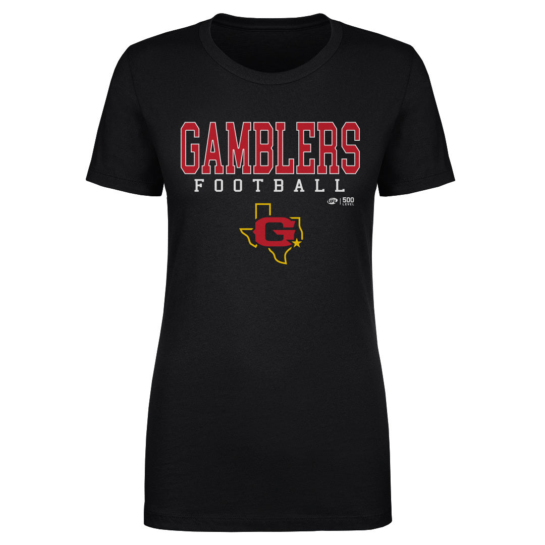 Houston Gamblers Women's T-Shirt | 500 LEVEL