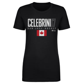 Macklin Celebrini Women's T-Shirt | 500 LEVEL