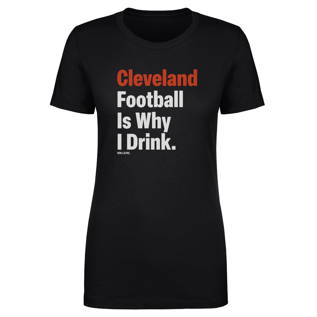 Cleveland Football Women's T-Shirt | 500 LEVEL