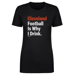 Cleveland Football Women's T-Shirt | 500 LEVEL
