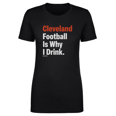 Cleveland Football Women's T-Shirt | 500 LEVEL