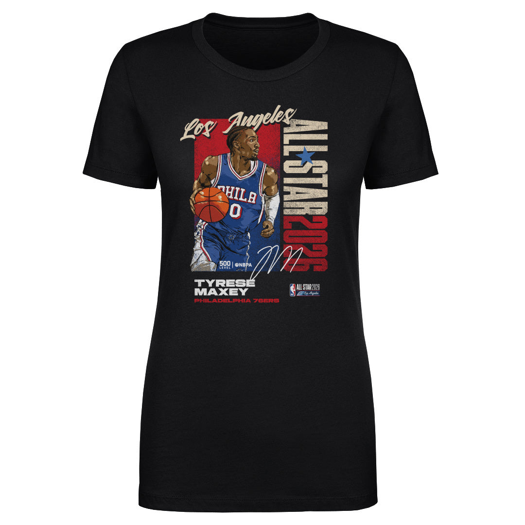 Tyrese Maxey Women's T-Shirt | 500 LEVEL