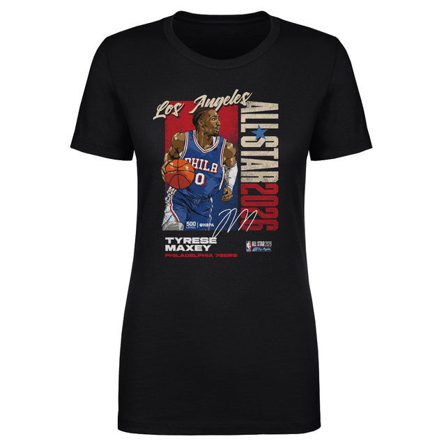 Tyrese Maxey Women's T-Shirt | 500 LEVEL