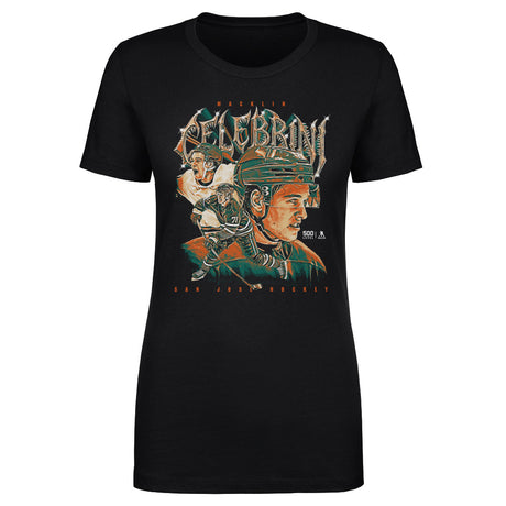 Macklin Celebrini Women's T-Shirt | 500 LEVEL