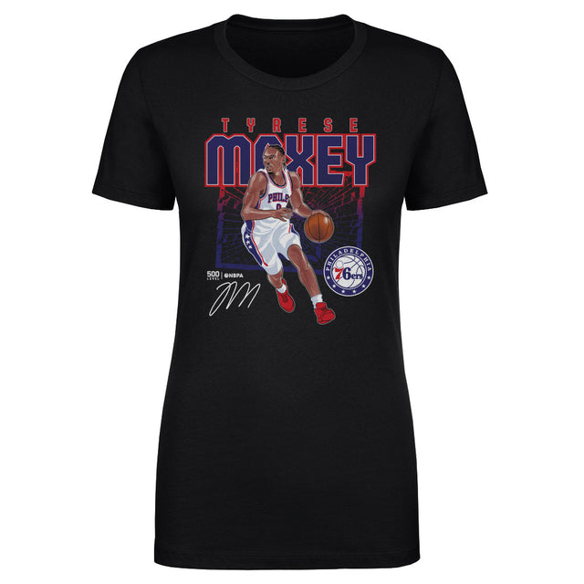 Tyrese Maxey Women's T-Shirt | 500 LEVEL