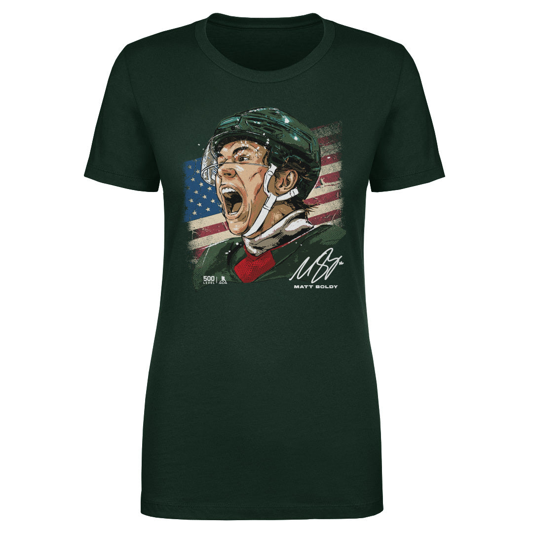 Matt Boldy Women's T-Shirt | 500 LEVEL