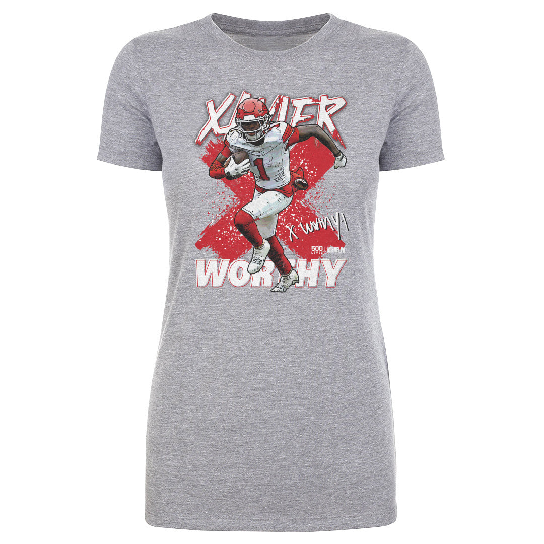 Xavier Worthy Women's T-Shirt | 500 LEVEL