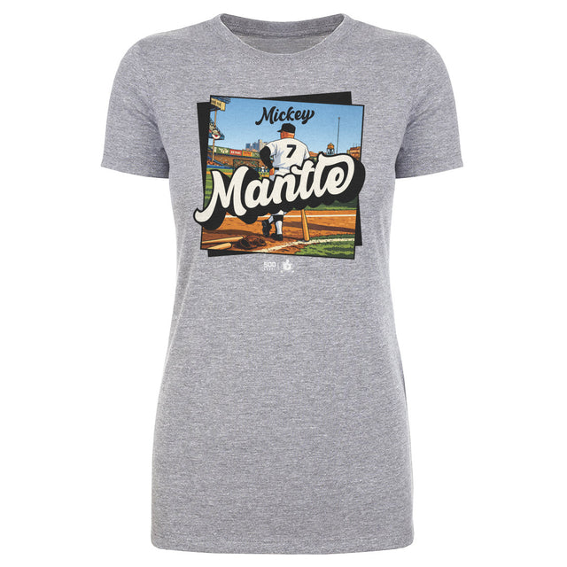 Mickey Mantle Women's T-Shirt | 500 LEVEL