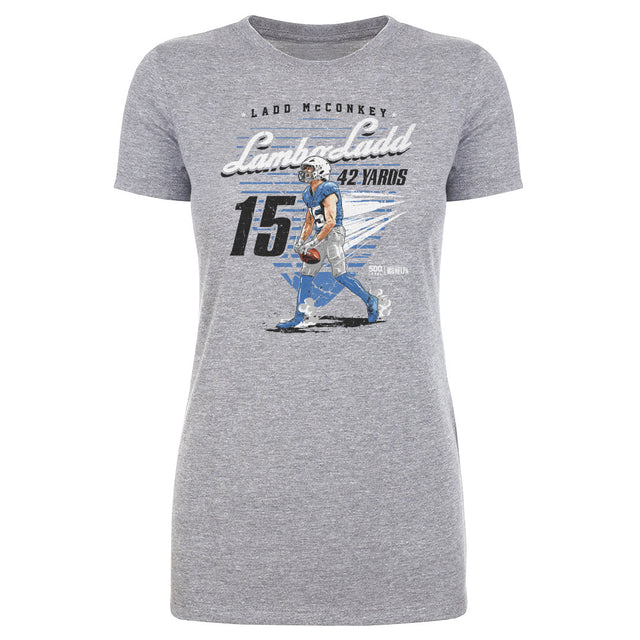 Ladd McConkey Women's T-Shirt | 500 LEVEL