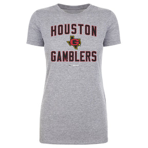 Houston Gamblers Women's T-Shirt | 500 LEVEL