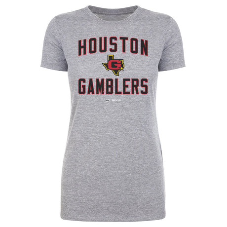 Houston Gamblers Women's T-Shirt | 500 LEVEL