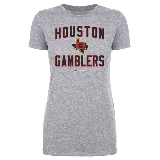 Houston Gamblers Women's T-Shirt | 500 LEVEL