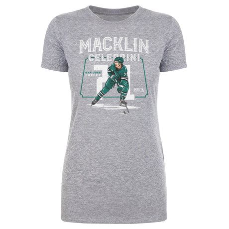 Macklin Celebrini Women's T-Shirt | 500 LEVEL