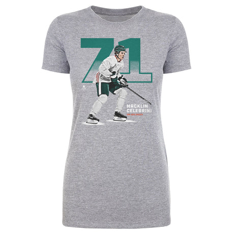 Macklin Celebrini Women's T-Shirt | 500 LEVEL