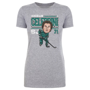 Macklin Celebrini Women's T-Shirt | 500 LEVEL