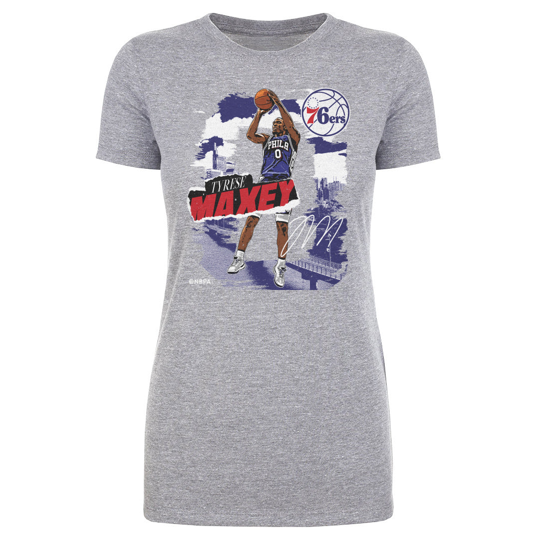 Tyrese Maxey Women's T-Shirt | 500 LEVEL