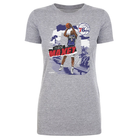 Tyrese Maxey Women's T-Shirt | 500 LEVEL