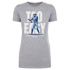 Jameson Williams Women's T-Shirt | 500 LEVEL
