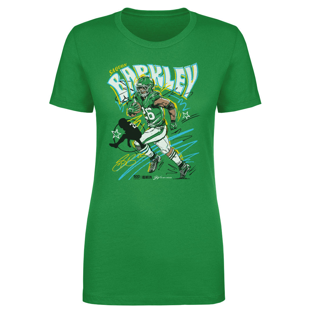 Saquon Barkley Women's Shirt Philadelphia NFLPA GV Art Women's