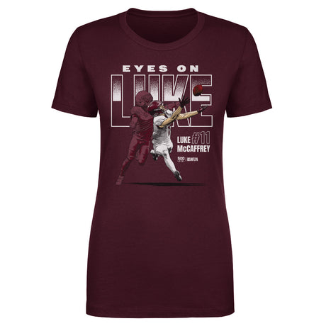 Luke McCaffrey Women's T-Shirt | 500 LEVEL