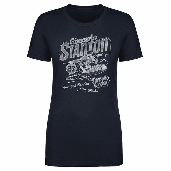 500 LEVEL Giancarlo Stanton T-Shirt - Vintage Style Baseball Fan Shirt With Player Name & Number