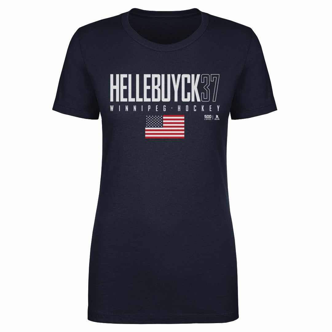 Connor Hellebuyck Women's T-Shirt | 500 LEVEL