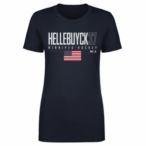 Connor Hellebuyck Women's T-Shirt | 500 LEVEL